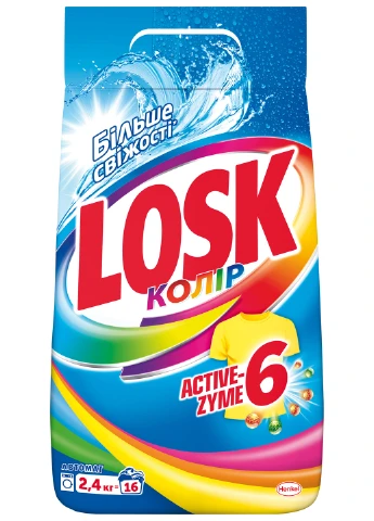 Стиральный порошок автомат Color 2400 г Losk (248407893)
