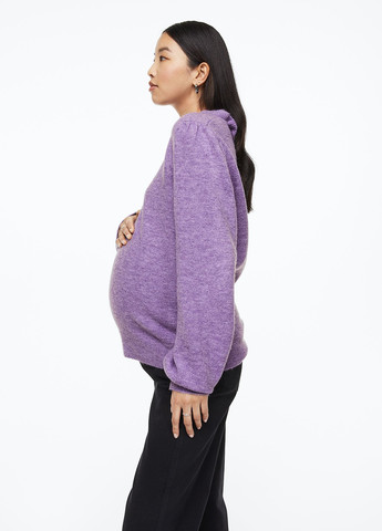 Фіолетовий демісезонний джемпер для вагітних джемпер H&M