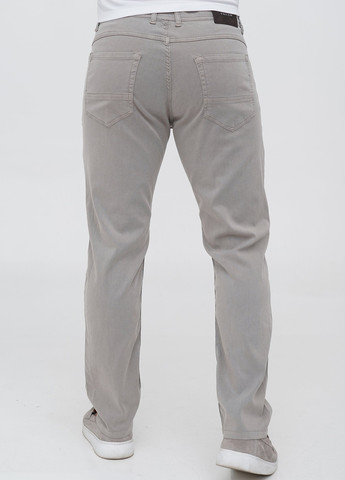 Серо-бежевые кэжуал демисезонные зауженные брюки Trend Collection