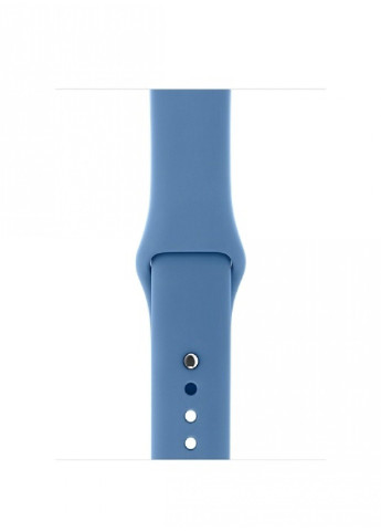 Ремешок Sport Band для Apple Watch 42/44mm силиконовый синий спортивный Series 5 4 3 2 1 denim blue ARM (222374830)