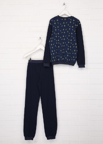 Темно-синя всесезон піжама (світшот, брюки) свитшот + брюки Malta