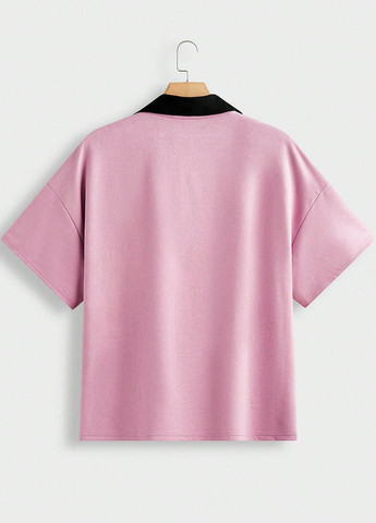 Цветная футболка-поло для мужчин SHEIN с надписью