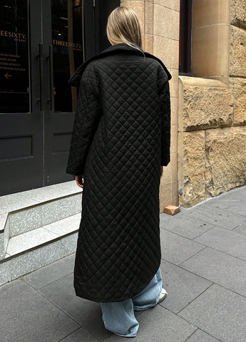 Чорна демісезонна куртка куртка-пальто SHEIN