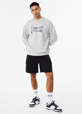 Світло-сірий світшот Everlast напис без декору (307286089)