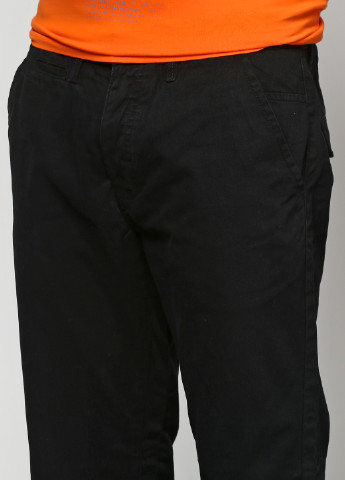 Черные кэжуал демисезонные со средней талией брюки Next