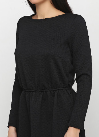 Черное кэжуал платье ANVI однотонное