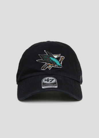 Черная хлопковая кепка Nhl San Jose Sharks 47 Brand (253563770)