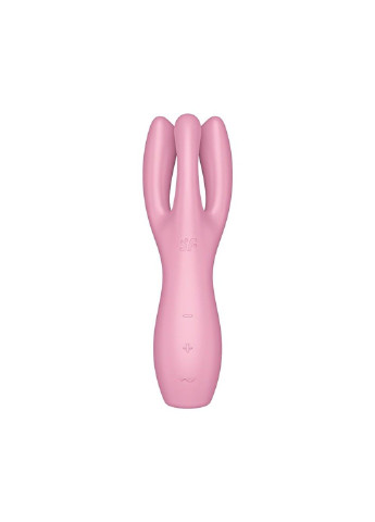 Клиторальный вибратор Threesome 3 Pink с тремя пальчиками Satisfyer (254152153)