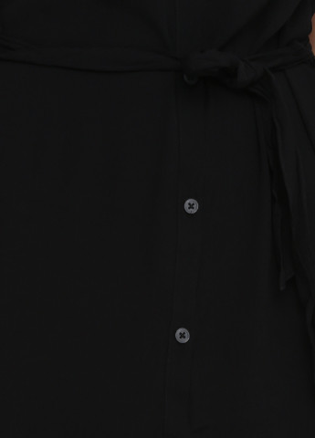 Черное кэжуал платье а-силуэт Gap однотонное