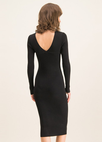 Черное кэжуал платье футляр Pinko однотонное