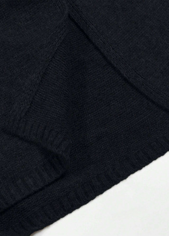 Черная кэжуал однотонная юбка SHEIN на запах