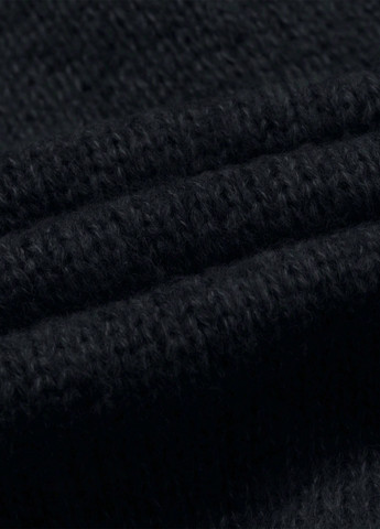 Черная кэжуал однотонная юбка SHEIN на запах