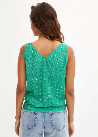 Зеленая летняя блуза DeFacto