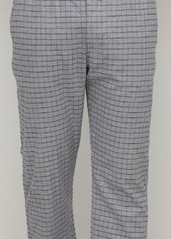 Серые домашние демисезонные зауженные брюки H&M