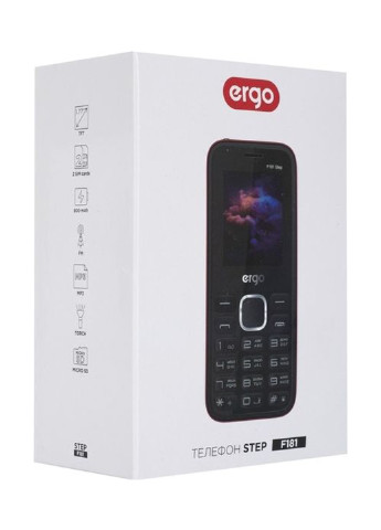 Мобільний телефон Ergo f181 step black (132999693)