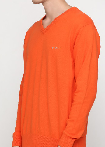 Помаранчевий демісезонний пуловер пуловер Pierre Cardin