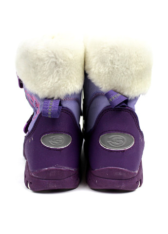 Фиолетовые кэжуал зимние ботинки Super Gear