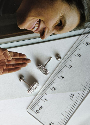 Серьги Silver Flame (336574544)