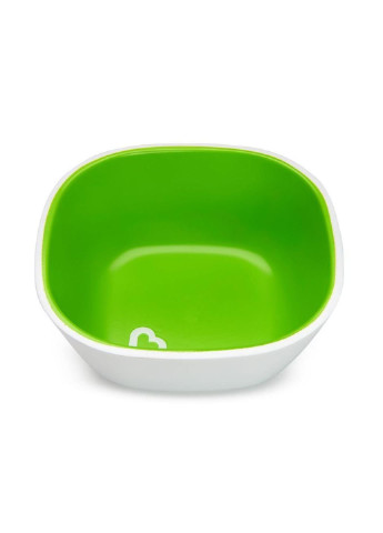 Набір дитячого посуду Splash Bowls тарілок 2 шт Зелена та блакитна Munchkin (252234190)