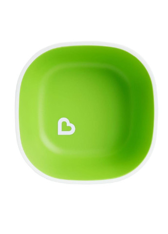 Набор детской посуды Splash Bowls тарелок 2 шт Зеленая и голубая Munchkin (252234190)