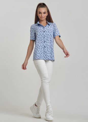 Голубая летняя блуза ST-Seventeen