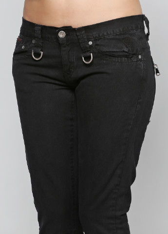 Черные демисезонные зауженные джинсы Sexy Woman