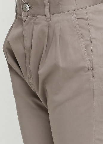 Серые кэжуал демисезонные зауженные брюки Ra-Re