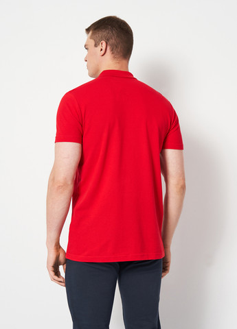 Красная футболка-поло для мужчин Sol's однотонная