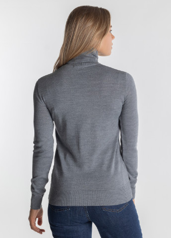 Серый зимний свитер женский Arber Roll-neck WSiva WTR124