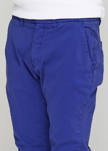 Синие кэжуал демисезонные зауженные брюки Casual Friday