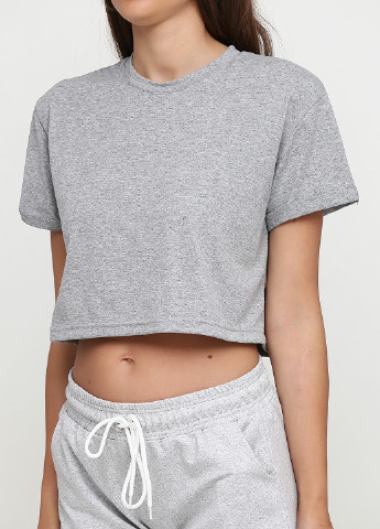 Серый летний комплект (футболка, шорты) Shik