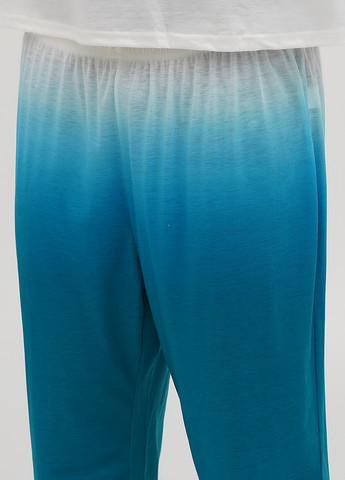 Морской волны демисезонный костюм (лонгслив, брюки) No Brand