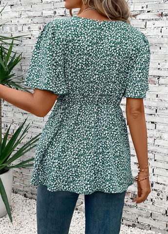 Зелёная блуза SHEIN