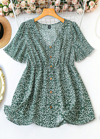 Зелёная блуза SHEIN