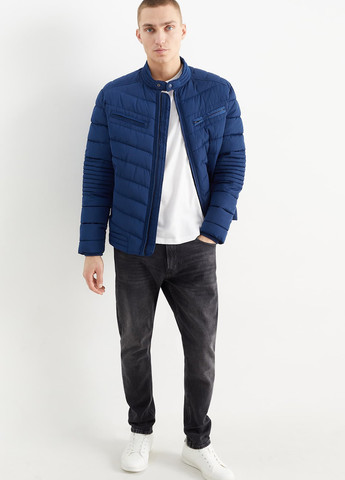 Синя демісезонна куртка C&A