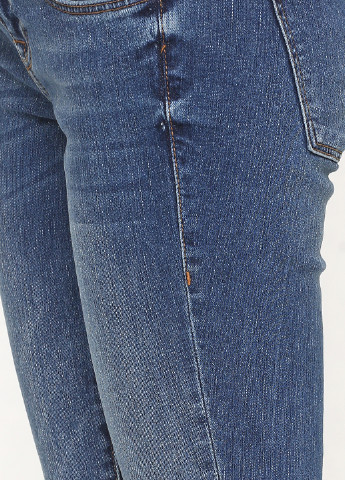 Джинси Guess завужені однотонні сині джинсові