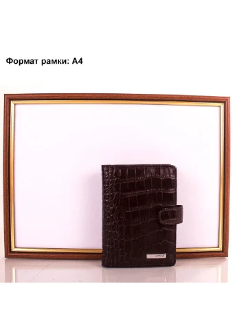 Мужская кожаная обложка для водительских прав 10х13,5х2 см Karya (212705571)
