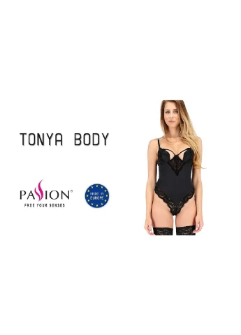 Боді TONYA BODY black XXL/XXXL - Exclusive Passion (255457826)