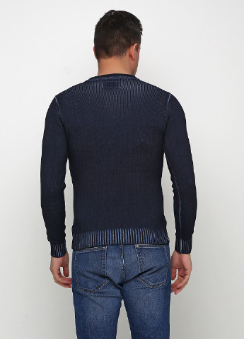 Синий демисезонный пуловер пуловер No Brand