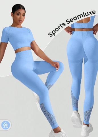 Спортивный костюм (топ, леггинсы) SHEIN (316776933)