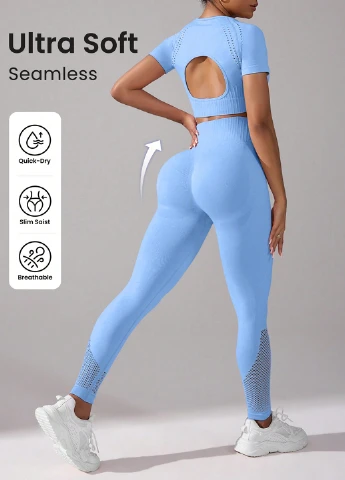 Спортивный костюм (топ, леггинсы) SHEIN (316776933)