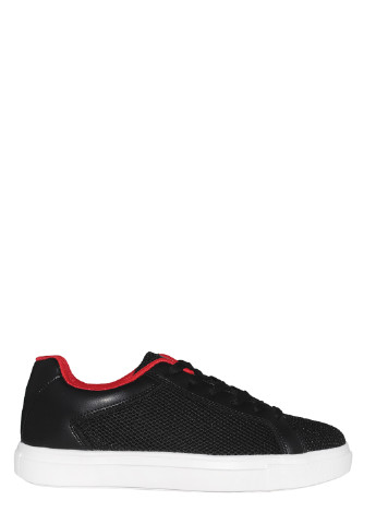 Комбіновані Осінні кросівки st4450-8 black-red Stilli