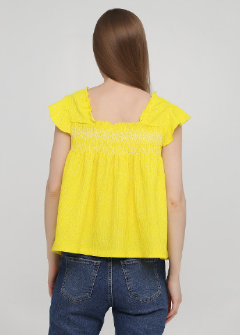 Желтая летняя блуза C&A