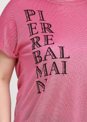 Розовая летняя футболка Amarchik
