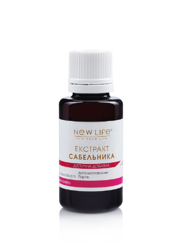 Растительный экстракт Сабельника - при ревматизме, болях в суставах, подагре, ревматоидном артрите, 30 ml New LIFE (252814674)