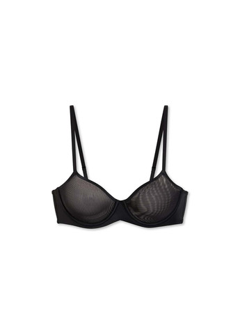 Чорний балконет бюстгальтер C&A з кісточками поліамід