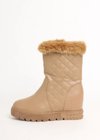 Коричневые зимние полусапоги Mtp