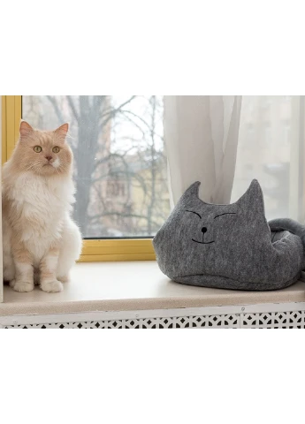 Лежак для животных Котэ с подушкой 15х38х38 см Digital Wool (213367502)
