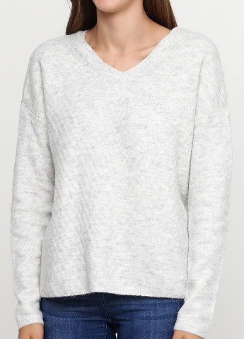 Светло-серый демисезонный пуловер пуловер Vero Moda