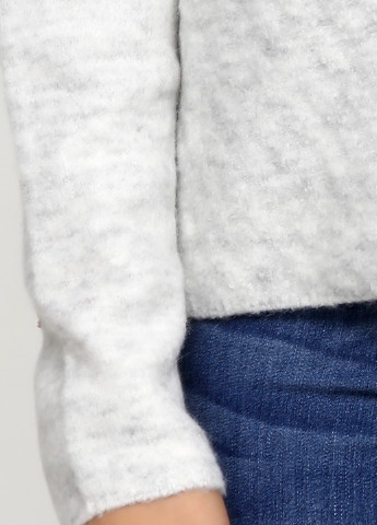 Светло-серый демисезонный пуловер пуловер Vero Moda